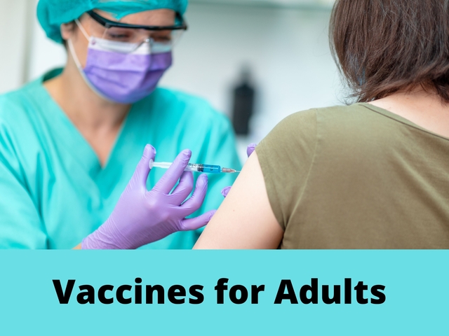 Vaccines for adultsvaccination